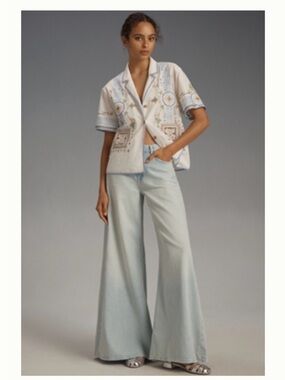 7 For All Mankind Willow High-Rise Ultra Wide-Leg Jeans